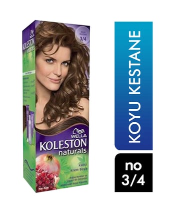 Koleston Naturals Saç Boyası no 3/4 Koyu Kestane