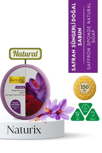 Naturix Safran Süngerli Sabun 150 Gr