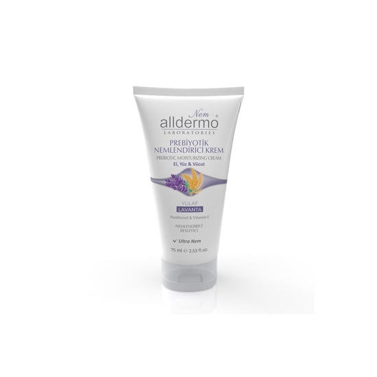 Alldermo Prebiyotik Nem. El, Yüz, Vücut Krem Lavanta - Yulaf  75 ml