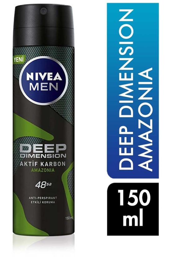 Nivea Deodorant Erkek 150ml.Deep Amazonıa