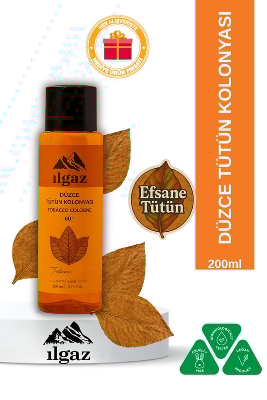 Ilgaz Düzce Tütün Kolonyası 60 Derece 200 ml