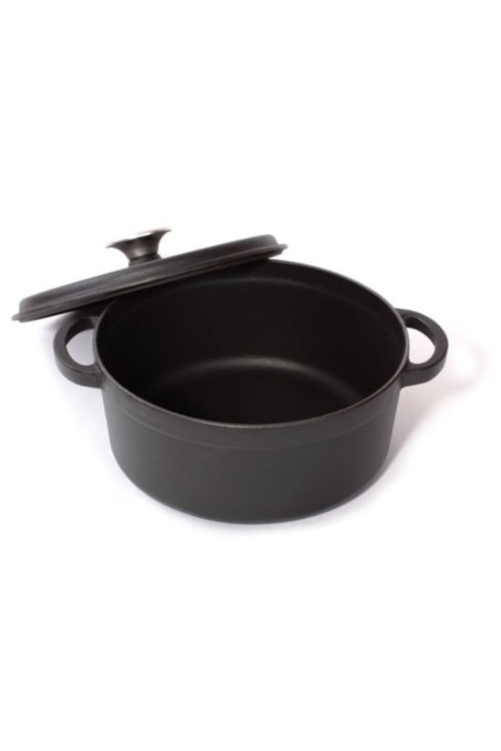 Sürel Siyah 28 cm Derin Demir Döküm Tencere