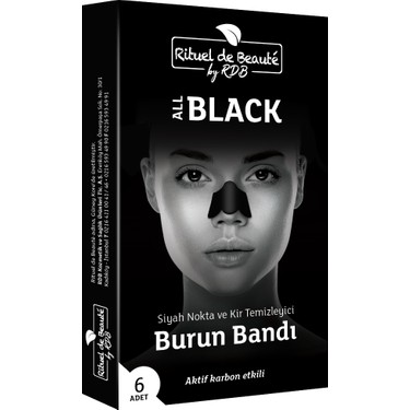 Rituel De Beuate Aktif Karbon Siyah Nokta Burun Bandı