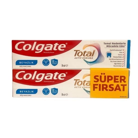 Colgate Total Active Protection Diş Macunu 50 ml 50 ml  Süper Fırsat Paket 