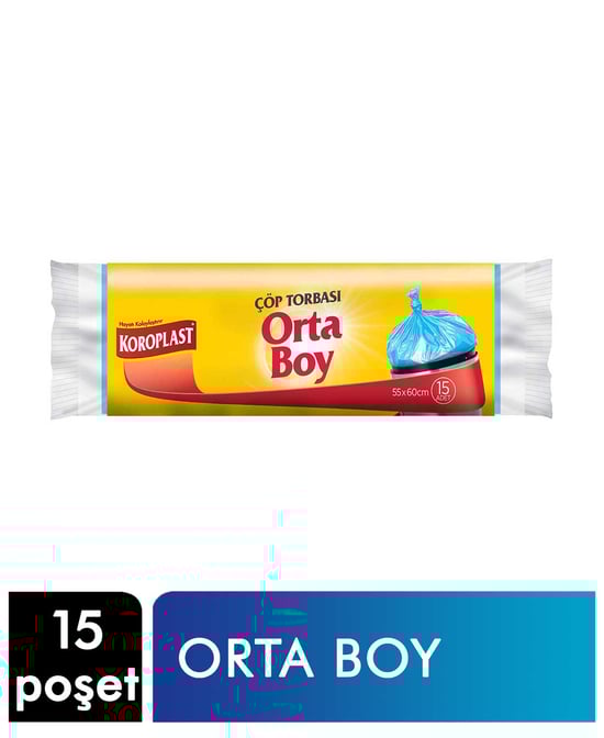 koroplast, çöp torbası, orta boy çöp torbası, mavi çöp torbası, koroplast orta çöp torbası satın al, koroplast orta çöp torbası fiyat