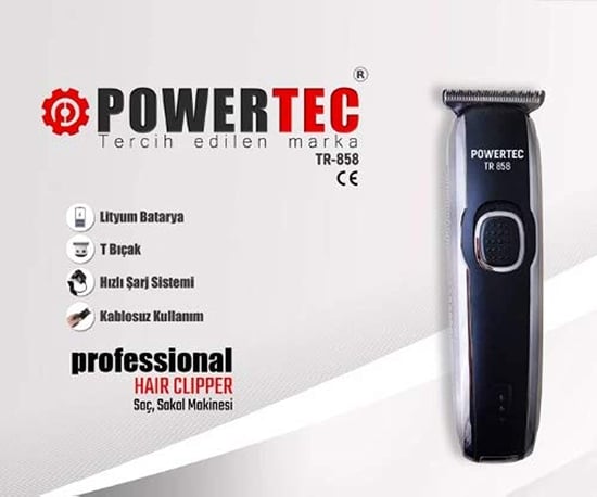 POWERTEC TR858  ENSE SAKAL TRAŞ MAKİNASI
