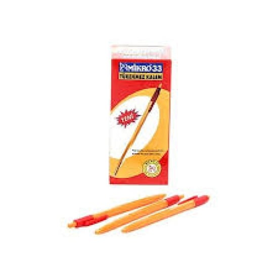 DİYARI FIRSAT KIRMIZI KAHVE KALEMİ TÜKENMEZ KALEM