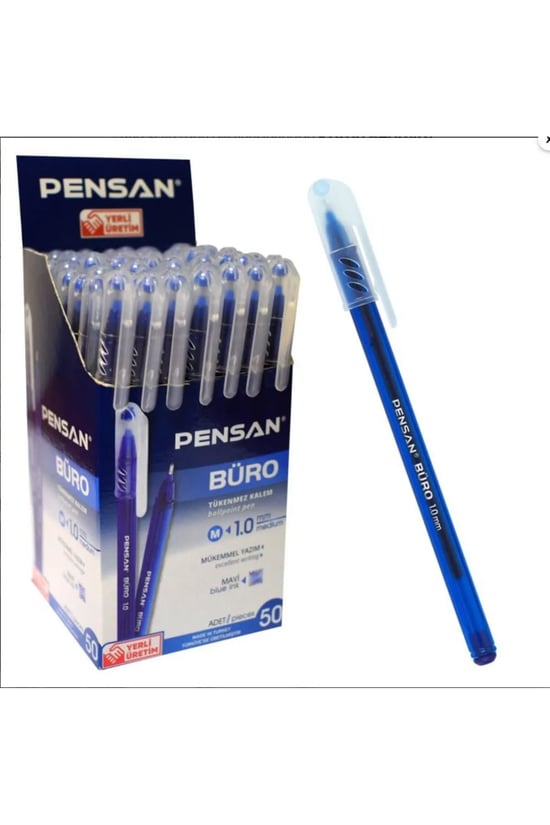 Pensan Büro Tükenmez Kalem Mavi