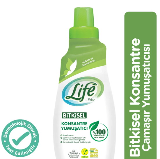 Fakir By Life Bitkisel Konsantre Yumuşatıcı 1500Ml
