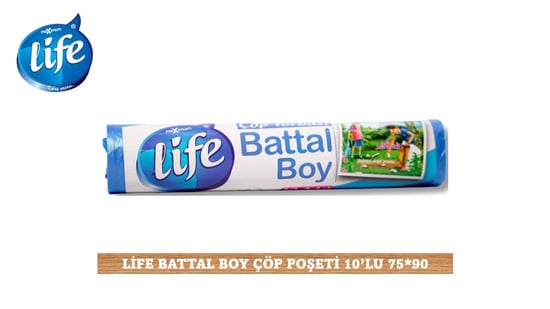 Life Battal Boy Çöp Torbası 10'Lu