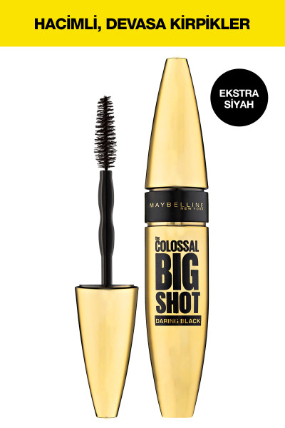 Maybelline New York The Colossal Big Shot Ekstra Siyah Maskara
