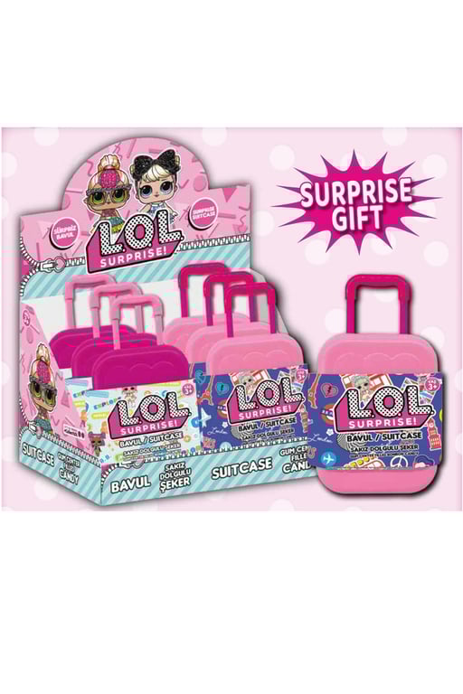 LOL SÜRPRİZ ŞEKERLİ HEDİYELİ BAVUL 15 GR