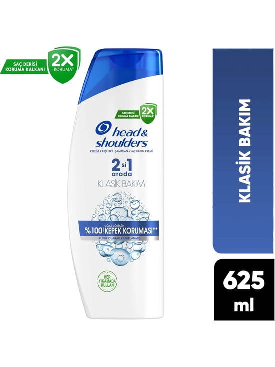 Head And Shoulders Klasik Bakım 2si1 Arada Şampuan 625 ml