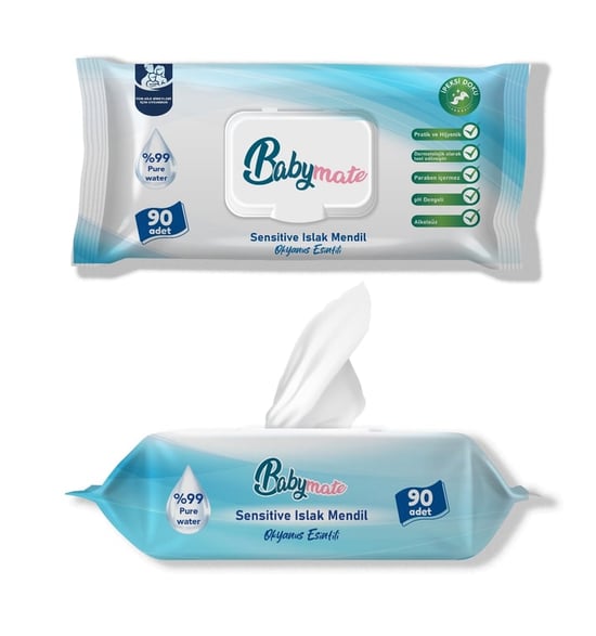 Babymate Okyanus Esintisi Sensitive Islak Havlu