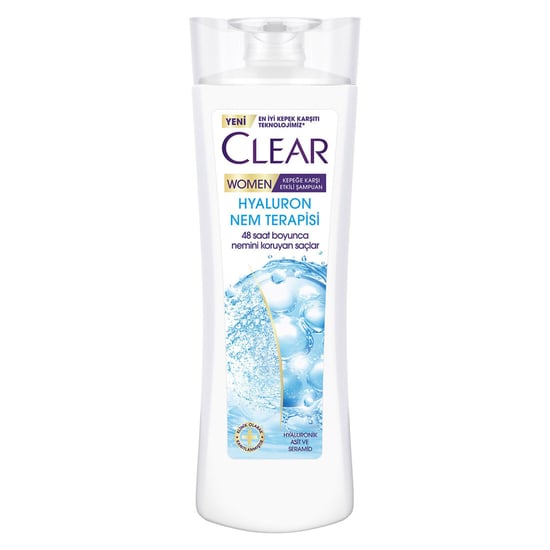 Clear Şampuan 350 ml Women Hylaluron Nem Terapisi