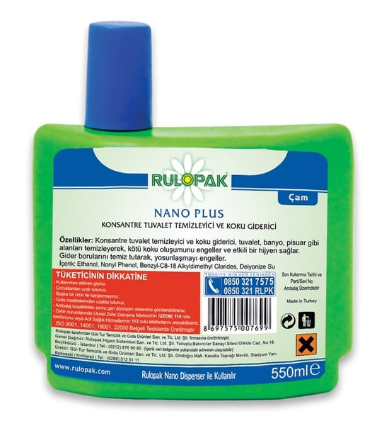 Rulopak Nano Wc Dispenseri Kartuşu Çam