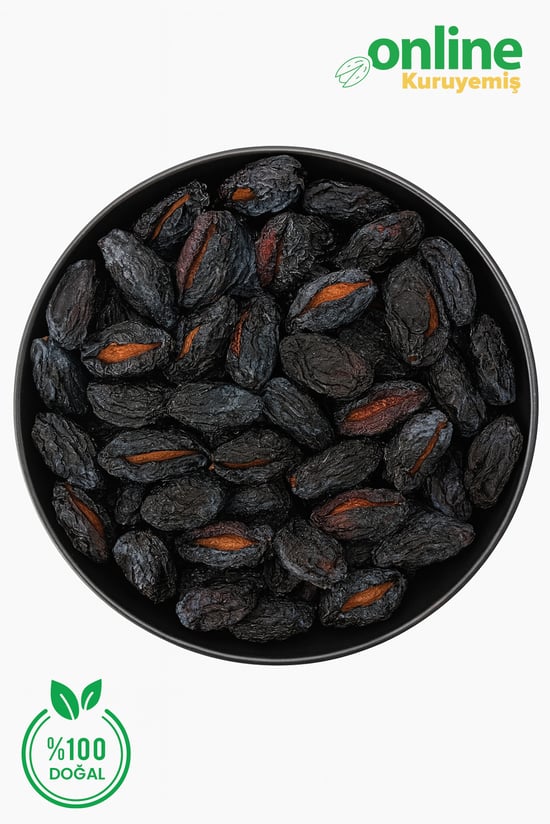 Online Kuruyemiş Siyah Erik Kurusu Çekirdekli 1000 gr