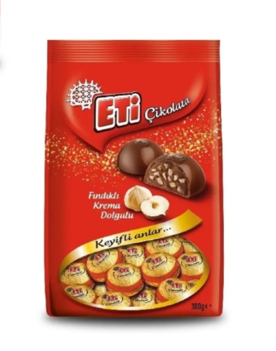 Eti Hediyelik Çikolata Fındıklı Krema Dolgulu 300 Gram