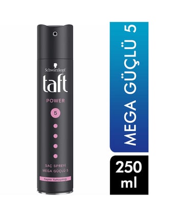 Taft Saç Spreyi 250 ml Power Mega Güçlü 5