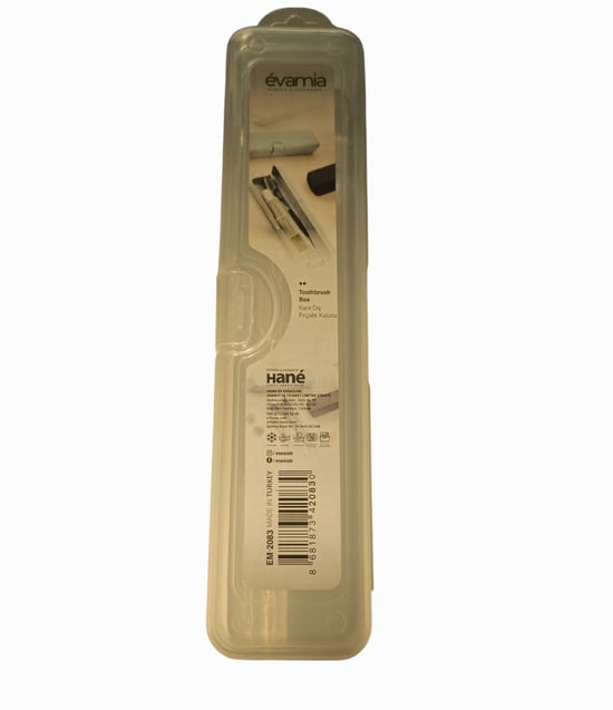 Hane Kare Diş Fırçalık Kutusu- Şeffaf