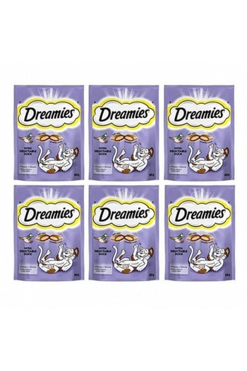 Dreamies Ördekli Kedi Ödül Maması 6 Adet x 60 Gr