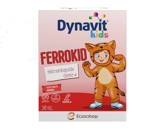 Dynavit Ferrokid Tutti Frutti Aromalı Damla 30 ml