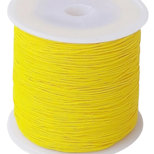 P Parla Paraşüt İpi, Bileklik-Kolye örgü ipi 1 mm 50 metre Sarı 12'li
