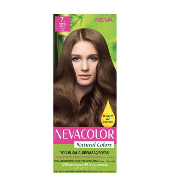 Neva Color Saç Boyası Seti 7 Kumral
