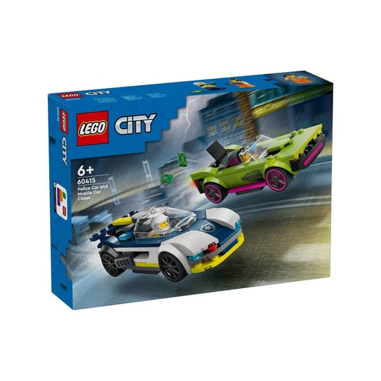 60415 LEGO® City Polis Arabası ve Spor Araba Takibi 213 parça +6 