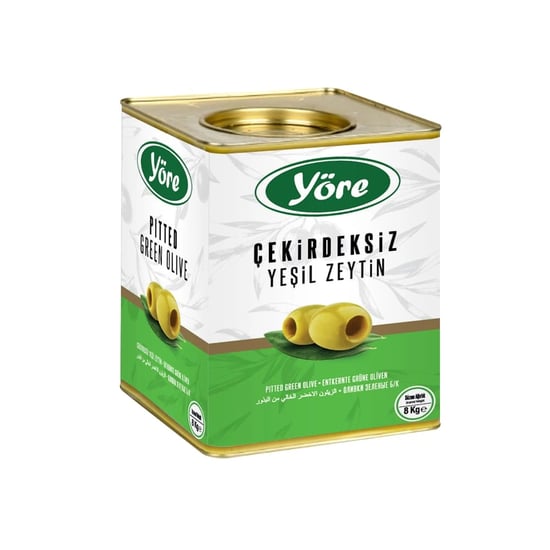 Yöre Domat Çekirdeksiz Yeşil Zeytin 8 kg (161-180)