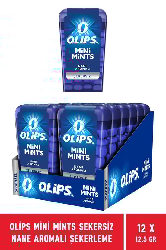 OLİPS MİNİ MİNTS NANE 12.5 GR - 12 Adet