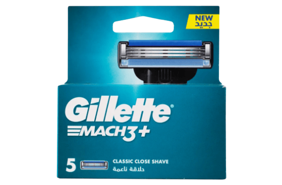 Gillette Mach3 Plus Yedek Tıraş Bıçağı 5'li