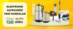Elektronik Kategorisi Yeni Markalar kampanya resmi