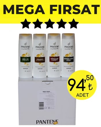 Pantene Şampuan Karma Koli 12 Adet 400 ml