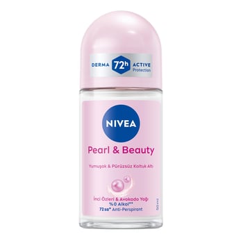 nivea, nivea roll on, rollon, rolon, kadın roll on, nivea kadın roll on, kadın rolon, stick, koltukaltı stick, koltuk altı stick, kadın koltuk altı stick, ter kokusu önleyici, ter önleyici, nivea pearl beauty 50 ml satın al, nivea pearl beauty 50 ml fiyat