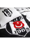 TAÇ - Beşiktaş Logo Lisanslı Tek Kişilik Yastık Yorgan Seti