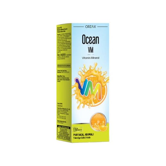 Ocean VM Vitamin Mineral Portakal Aromalı 150 ml