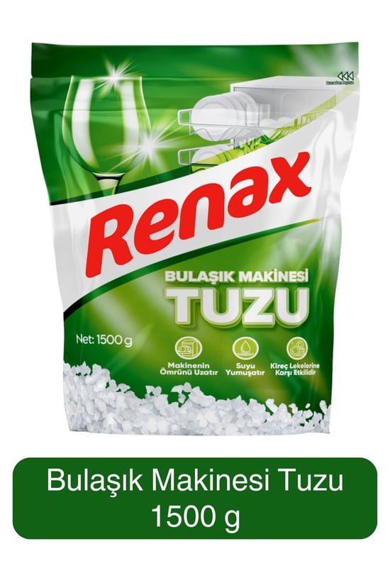 Renax Bulaşık Makinesi Tuzu 1500 G