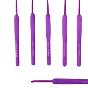 P Parla Örgü Tığ Purple  3,5 Numara