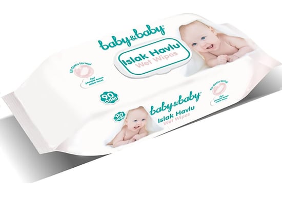 Baby&Baby Naturel Islak Havlu 90'lı