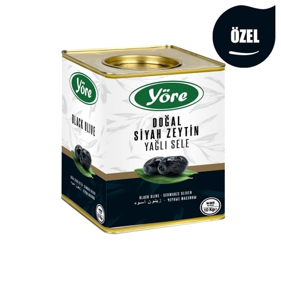 Yöre Gemlik Özel Siyah Zeytin 10 kg (381-410)