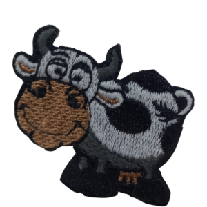 P Parla Aplike Ütü İle Yapışan İnek Arma 4x4 cm