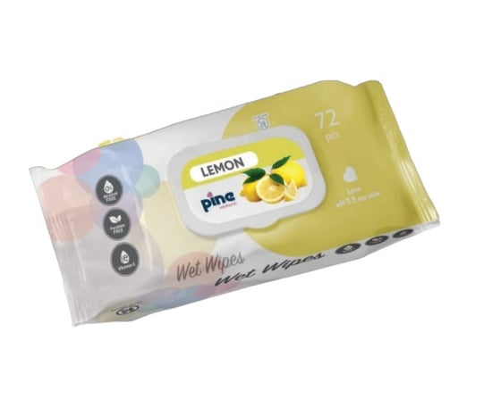 Pine Islak Mendil 72li Limon