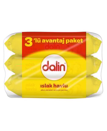 Dalin Islak Mendil Havlu 56 x 3'lü Avantaj Paketi
