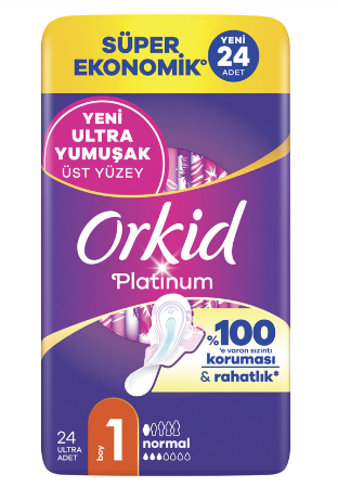 Orkid Platinum Comfort 4 Lü Normal 24'lü