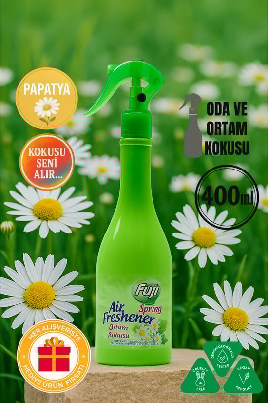 Fuji Spring Oda Spreyi 400 ml - Air Freshener Neon Beyaz Papatyalar Ortam Kokusu