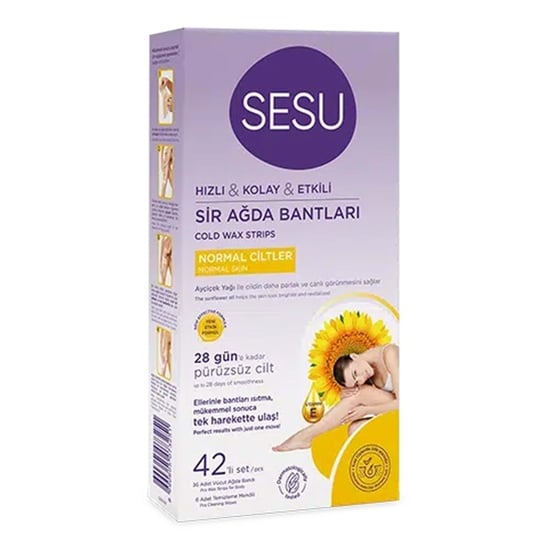 Sesu Sir Ağda Bandı Normal Ciltler 42 Li Paket