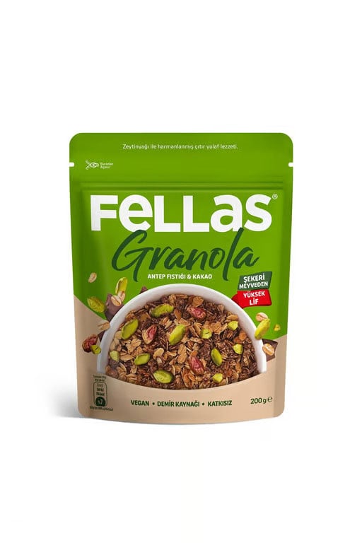 Fellas Granola - Antep Fıstığı & Kakao 200g