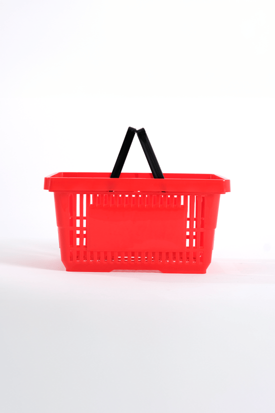 Plastik Market El Sepeti 22 L Kırmızı
