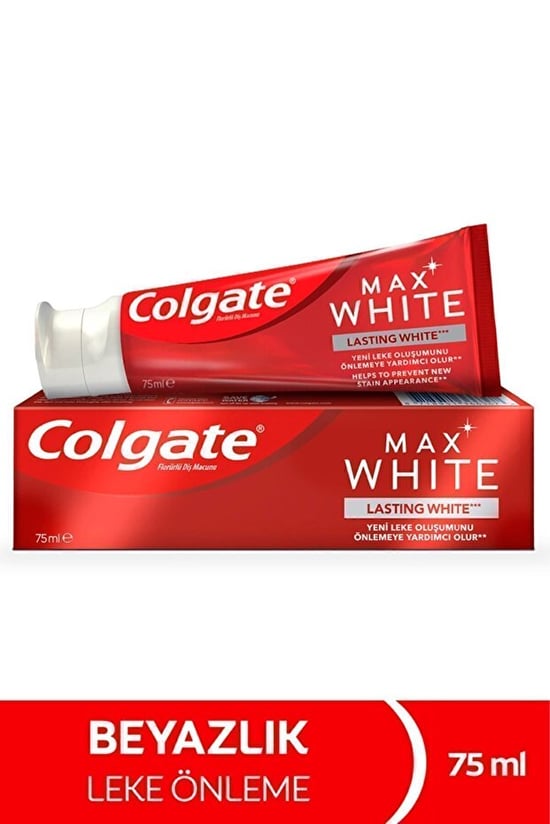Colgate Max White Kalıcı Beyazlık Beyazlatıcı Diş Macunu 75 ml